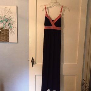 Beautiful  Full Length Maxi Tie Back Dress